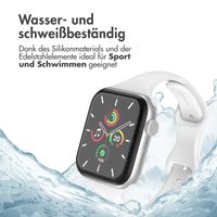 imoshion Slim Silikonarmband für die Apple Watch Series 1-9 / SE (38/40/41 mm) | Series 10 (42 mm) - Weiß