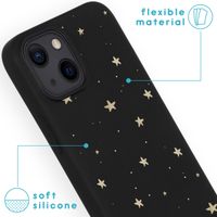 imoshion Design Hülle für das iPhone 13 Mini - Sterne / Schwarz