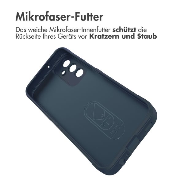 imoshion EasyGrip Back Cover für das Samsung Galaxy A15 (5G/4G) - Dunkelblau