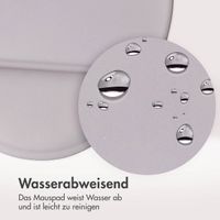 imoshion Ergonomisches Mauspad - Mauspad mit Handgelenkstütze - 30 x 25 cm - Grau
