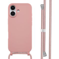 imoshion SilikonHülle mit Band Apple iPhone 17 - Sand Pink