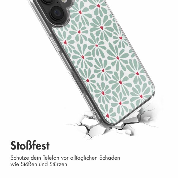 imoshion Design Hülle Apple iPhone 16 - Bloom Love Sage Green