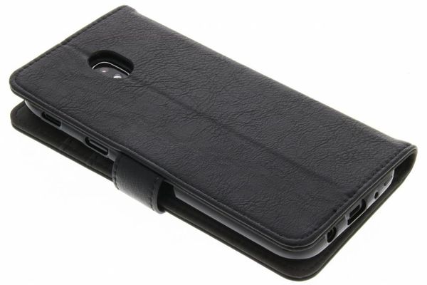 Luxus Schlangen TPU Klapphülle Silber Samsung Galaxy J5 (2017) - Schwarz