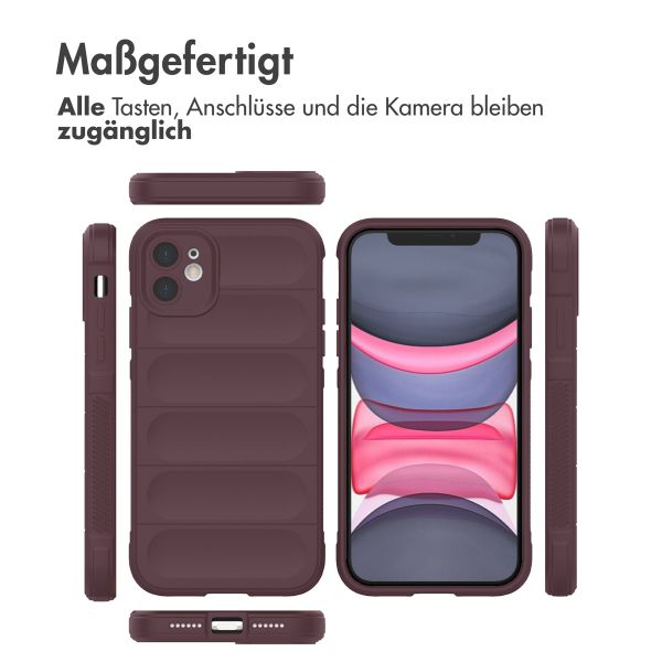 imoshion EasyGrip Back Cover für das iPhone 11 - Aubergine