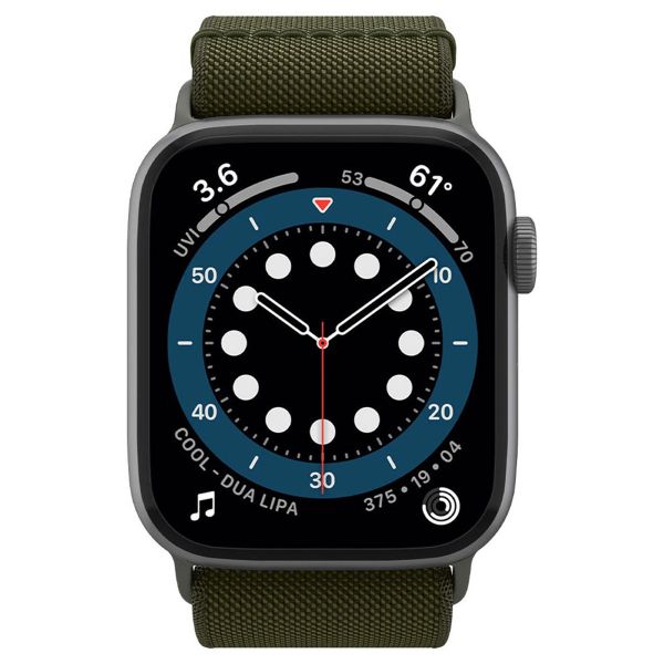Spigen Lite Fit Armband für das  Apple Watch Series 1 t/m 11 / SE / Ultra (44/45/46/49 mm) - Khaki