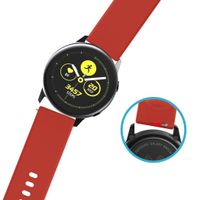imoshion Silikonband für das  Samsung Galaxy Watch 4 / 5 / 6 / 7 / FE (20 mm) - Rot