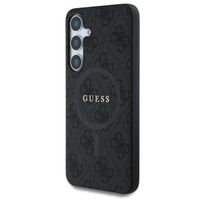 Guess Classic 4G Logo Backcover MagSafe Samsung Galaxy S25 Plus - Schwarz