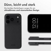 Accezz MagSafe Kevlar® Hülle Apple iPhone 18 Pro / 17 Pro - Schwarz
