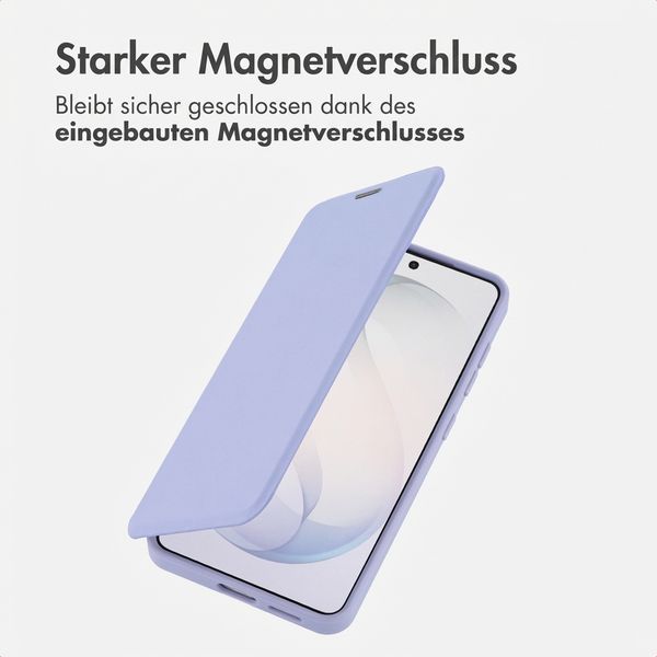 imoshion Transparente Bookcase mit MagSafe Samsung Galaxy S26 - Lila