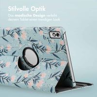 imoshion 360° drehbare Design Klapphülle Lenovo Tab M10 5G - Flowers
