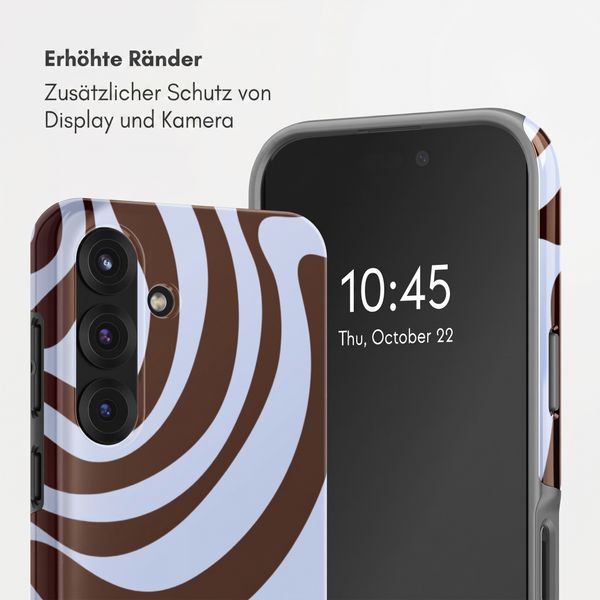 Selencia Vivid Rückabdeckung mit MagSafe Samsung Galaxy S25 - Dream Swirl Chocolate