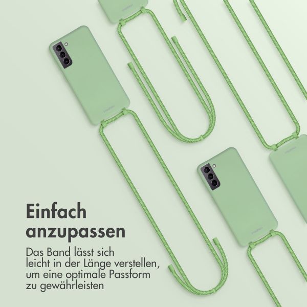 imoshion Color Backcover mit abtrennbarem Band Samsung Galaxy S21 - Grün