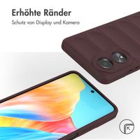 imoshion EasyGrip Back Cover für das Oppo A58 (4G) - Aubergine