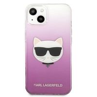 Karl Lagerfeld Hardcase Backcover Choupette für das iPhone 13 - Rosa