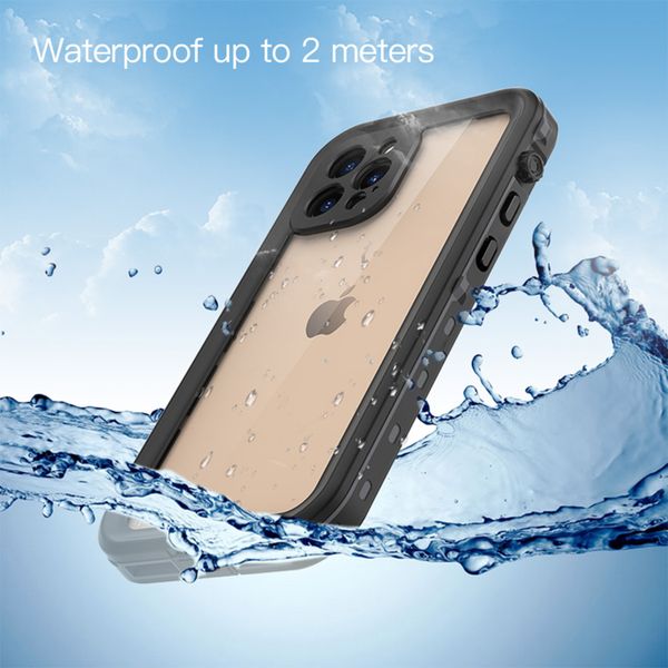 Redpepper Dot Plus Waterproof Case Schwarz für das iPhone 12 Pro