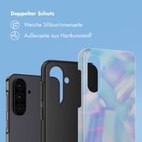 Selencia Vivid Back Cover Samsung Galaxy A36 / A56 - Holographic Blue Dream