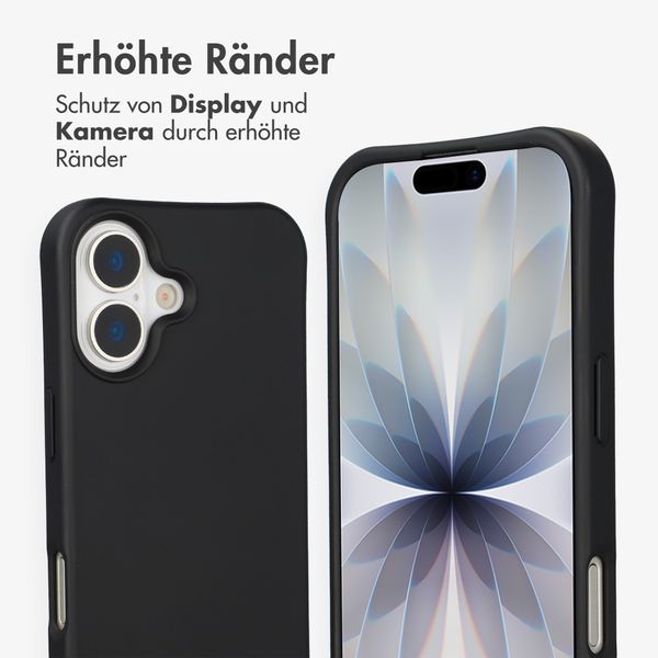 imoshion Color Backcover mit abnehmbarem Handykette und MagSafe Apple iPhone 17 - Schwarz