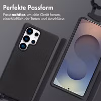 imoshion Color Backcover mit abnehmbarem Handykette und MagSafe Samsung Galaxy S25 Ultra - Schwarz