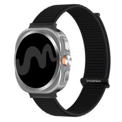 imoshion Nylonarmband für Samsung Galaxy Watch Ultra (2024/2025) - Schwarz