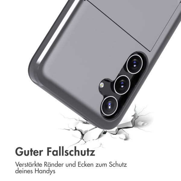 imoshion Backcover mit Kartenfach für das Samsung Galaxy A55 - Grau