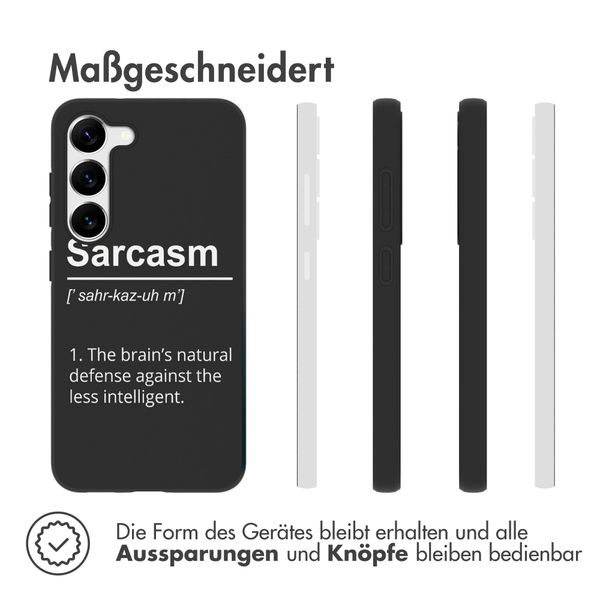 imoshion Design Hülle für das Samsung Galaxy S23 - Sarcasm