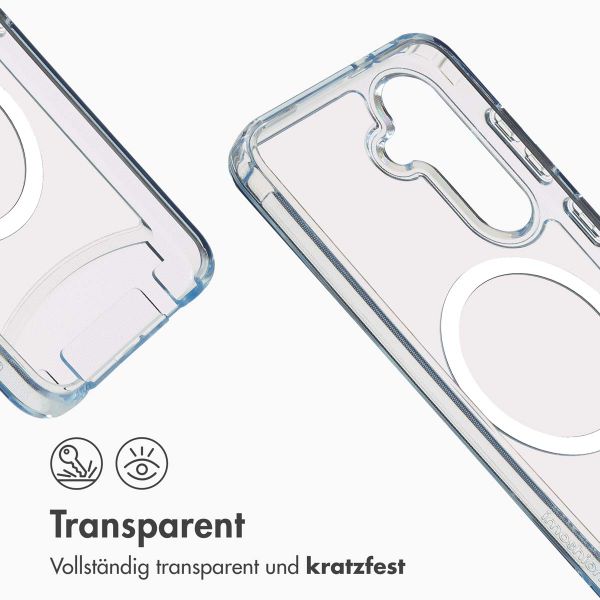 imoshion MagSafe Hülle mit abnehmbarem Band für das Samsung Galaxy S24 / S25 - Transparant