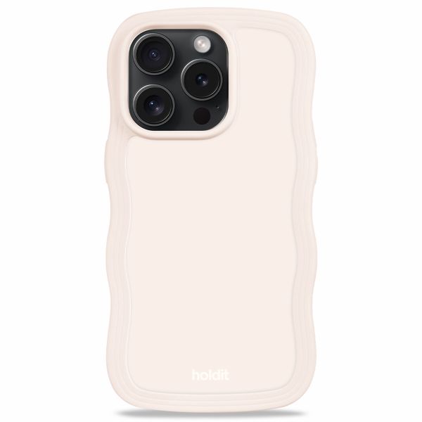 Holdit Wavy Case Apple iPhone 14 Pro Max - Light Beige