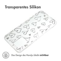 imoshion Design Hülle Motorola Moto G54 - Hearts