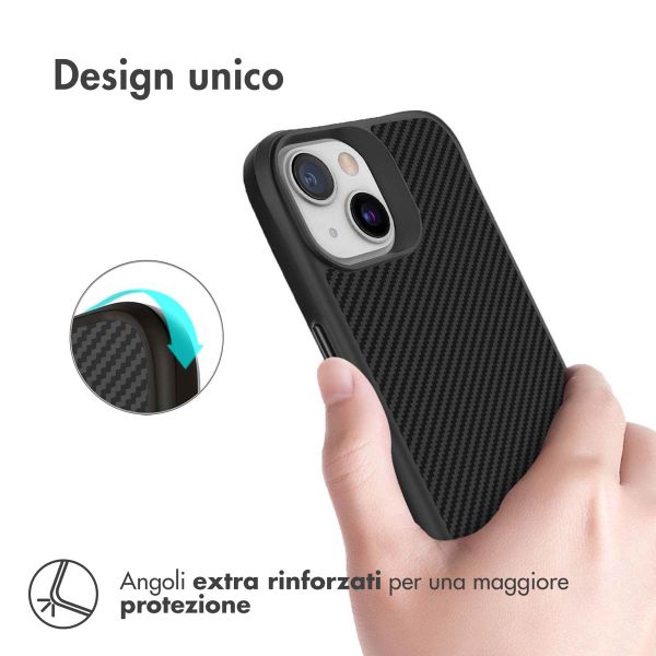 imoshion Rugged Hybrid Carbon Case Apple iPhone 13 - Schwarz