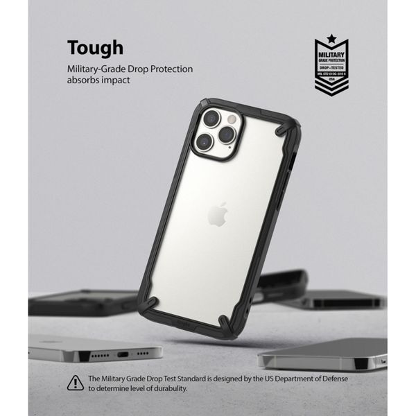 Ringke Fushion X Case für das iPhone 12 (Pro) - Schwarz