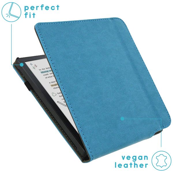 imoshion Stand Flipcase für das Kobo Libra Colour / Tolino Vision Color - Hellblau