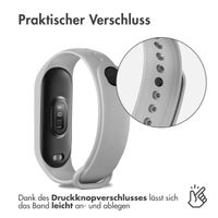 imoshion Silikonarmband für das Xiaomi Mi Band 7 - Grau