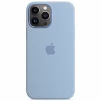 Apple Silikon-Case MagSafe für das Apple iPhone 13 Pro Max - Blue Fog