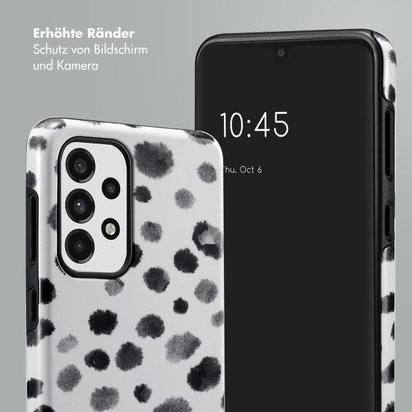 Selencia Vivid Back Cover für das Samsung Galaxy A33 - Trendy Leopard