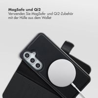 Selencia Olyn Abnehmbare Bookcase mit MagSafe Samsung Galaxy S24 FE - Schwarz