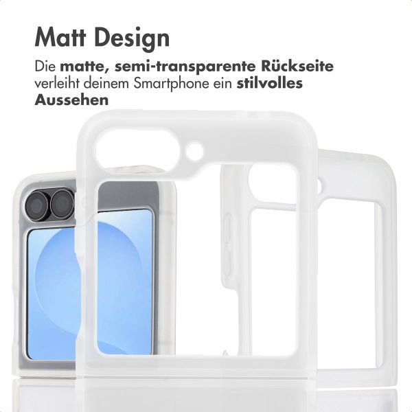 imoshion Color Guard Back Cover mit MagSafe Samsung Galaxy Z Flip 7 FE - Weiß
