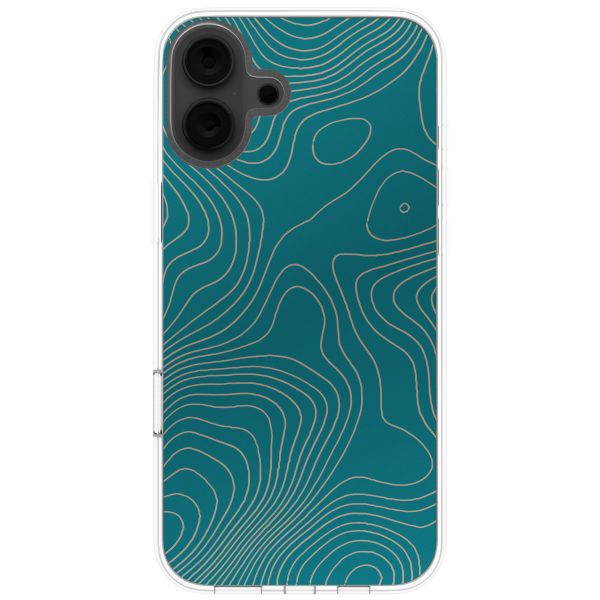 imoshion Design Hülle Apple iPhone 16 - Topo Turquoise