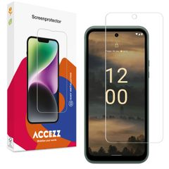 Accezz Screen Protector aus gehärtetem Glas für das Nokia XR21 - Transparent