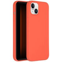 Accezz Liquid Silikoncase für das iPhone 15 Plus - Nectarine