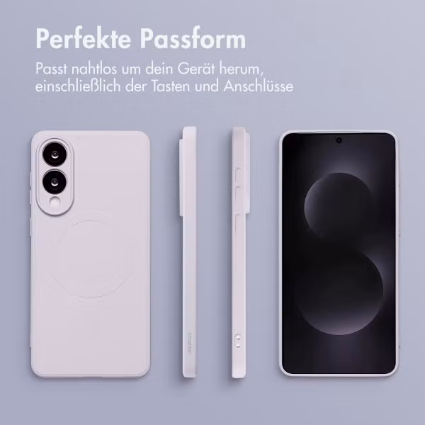 imoshion Color Back Cover mit MagSafe Samsung Galaxy S25 Edge - Violett