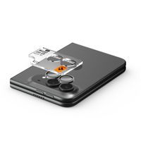 Spigen Optik Pro EZ Fit Lens Protector 2er-Pack Apple iPhone Duo - White
