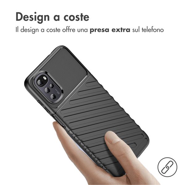 imoshion Thunder Backcover Motorola Moto G22 / E32 / E32s - Schwarz