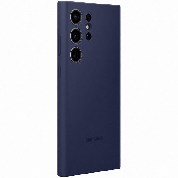 Samsung Original Silikon Cover für das Galaxy S23 Ultra - Navy