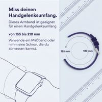 Holdit Silikonarmband Magnet für Apple Watch | 44/45/46/49 mm - Orange & Black