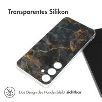 imoshion Design Hülle für das Samsung Galaxy S24 Plus - Black Marble