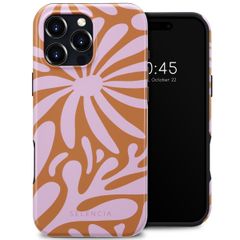 Selencia Vivid Tough Back Cover MagSafe für das iPhone 16 Pro Max - Modern Bloom Pink