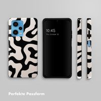 Selencia Vivid Tough Back Cover für das Xiaomi Redmi Note 12 Pro - Art Wave Black