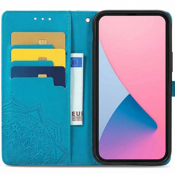 imoshion Mandala Klapphülle Apple iPhone 13 Pro - Türkis