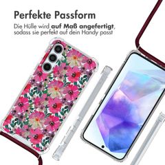 imoshion Design Hülle mit Band Samsung Galaxy A55 - Flower Water
