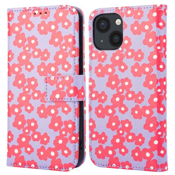 imoshion Design Klapphülle iPhone 13 - Dusty Rose Blossoms